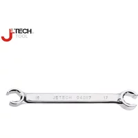 Jetech lifetime gurantee flare nut wrench metric double end oil pipe spanner 8 9 10 11 12 13 14 15 16 17 mm tools for auto