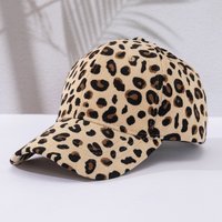 Leoparden hut Frauen Herbst und Winter Cord Baseball mütze Wärme Erhaltung Sonnenschutz Hut Kappe Hardtop Männer