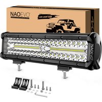 NAOEVO 12 Inch Car LED Light Offroad 4x4 Spotlights Fog Lamp WorkLight LED Bar For Truck Tractor Boat motorcycle Headlights