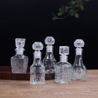 Hot Sale 1Pc 100/150ml Transparent Glass Cup Whiskey Decanter Party Barware Whiskey Glass Bottle For Liquor Bourbon Barware