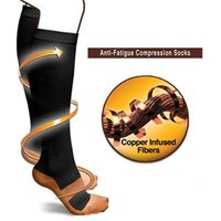 1 Pair Unisex Men Compression Socks Womens Mens Anti Fatigue Pain Relief Knee High Stockings Better Blood Sport Sock Long Tube