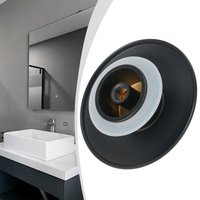 1pc Sink Drain Plug Pop Up 66mm Bathroom Sink Push Button Matte Black Replacement Filter For Kitchen Bathroom Sink Bathtub