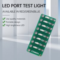 5Pcs/Set 8-segment LED Port Test Lamp Indicator Running water Port test lamp Red, Green and Blue Colors Optional