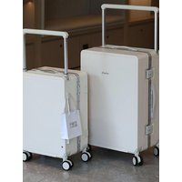 Large Capacity Aluminum Frame Luggage Bag with Multi-directional Wheels for Travel Ladies 2026 New Model Silent Rolling