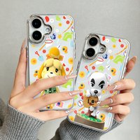 New Animals Crossings Phone Case for Samsung Galaxy S25 S24 S23 S22 S21 S20 Note20 FE Ultra Edge Plus 4G 5G Transparent Soft