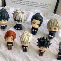 10cm JJK Anime Figure Set Gojo Satoru Geto Suguru Inumaki Toge Fushiguro Megumi Toji Okkotsu Yuta Itadori Yuuji Ryomen Sukuna Na