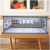 1/64 Model Parking Space Car Parking Space with lights Simulated decoration scene Storage Display Box Car Model Collection Toys