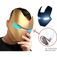 Halloween Cosplay DIY Led Eyes Light Kits for Tony' Stark Helmet Mask Glow Eye Lights Accessories Cannot Bend Style