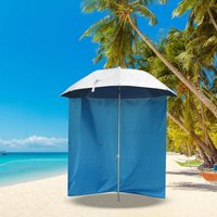 Portable Sunshade Umbrella Surrounding Cloth Outdoor Parasol Surround Tent Half Circumference Design Waterproof Surround Cloth