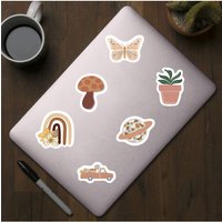 AliExpress NONE 500pcs Bohemia Cartoon Graffiti Sticker, Aesthetics Decal Self Adhesive Scrapbooking Envelopes Handmade,Party Supply Cycling