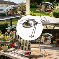 2026 Creative Handmade Scrap Metal Robin Bird Art Decor Unique Bird Figurine Gift for Bird Lovers for Home Garden Yard Ornaments