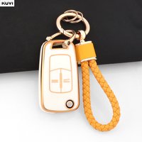 2 Buttons Soft TPU Car Remote Key Cover Case Shell For Opel Vauxhall Astra J Corsa D Insignia Vectra C Zafira Signum Accessories