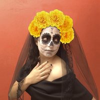 Large Marigold Flower Heads Silk Artificial Marigold Fake Flower Day Of The Dead Decorations Diwali Marigold Garland