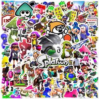 50Pcs Cool Splatoon Game Anime Stickers DIY Phone Motorcycle Laptop Suitcase Cool Fashion Graffiti Sticker