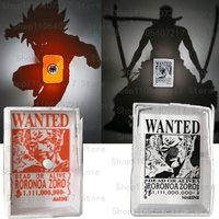 New Zoro Lamp One Piece Luffy Projector Wall Lamp Creativity Anime Goku Shadow Night Light Model Decoration Toy Surprise Gift