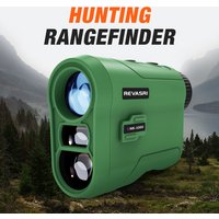 REVASRI Hunting Rangefinder -1000M Range Finder for Hunting and Golfing with Speed, Slope, Scan and Normal Measurements