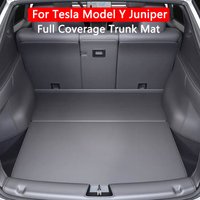 Tapis de coffre pour Tesla modèle Y Juniper, couverture complète des deux côtés, protection de dossier de siège, doublure de chargement, tapis Anti-salissure