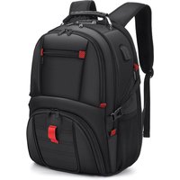 Men's Travel Backpack Large Capacity Multifunctional Business Trip Backpacks with USB Port 17.3" Laptop Bag for Man and Women