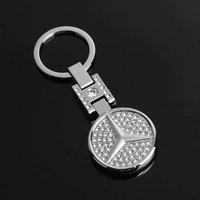 Diamond Alloy Car Keychain Pendant Key Ring For Mercedes Benz AMG W203 W206 W220 W205 W211 W212 W201 W210 W108 C180 C220d C300 E