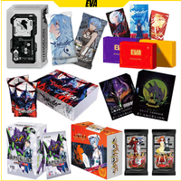 HUANHAI EVA Cards Kayou Asuka Ayanami Rei Anime Figure Collection Cards Mistery Box Board Games Toys Birthday Gifts for Kids