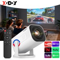 XGODY 300 ANSI Projector Smart Mini Android Keystone Correction Beamer Projectors BT5.0 WIFI6 Home Cinema Outdoor Portable