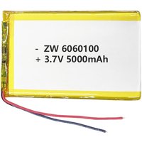 6060100 3.7V 5000mAh 18.5Wh Rechargeable High Large Capacity LiPo Battery Cell Lithium Polymer Battery 9060110 6060110