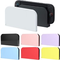 Decorative Front Plate Protective Cover For Nintendo Switch 2 2025 TV Dock Station Base Candy Color Replacement Faceplate Case