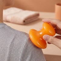 Natural Rose Quartz SPA Therapy Jade Board Face Massager Mushroom Facial Back Foot Acupuncture Massage Scraper Gua Sha Tool