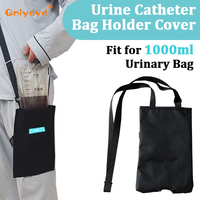 1000ml Urine Catheter Bag with Adjustable Shoulder Strap Urinary Drainage Catheter Bag Cover Urine Leg Bag Holder Cover