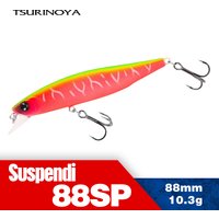 TSURINOYA 88SP Suspending Minnow Fishing Lure DW76 10.3g Wobblers Long Casting Bass Pike Jerkbait Bait Movement System Tackle