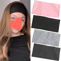 1PC Breites Stirnband Sport Radfahren Gesicht Waschen Haarbänder Weiche Yoga Gestrickte Stirnband für Frauen Mädchen Bandanas Mode Haar Zubehör