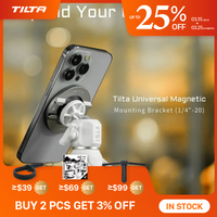 TILTA for iPhone Universal Magnetic Mounting Bracket (1/4"-20) Magnetic Phone Mount Plate for Smartphone Live Streaming Selfies