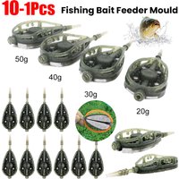 Fishing Nest Beater Bait Inline Method Feeders Mould Lightweight Flysand Fishing Feeder Bait Holder Carp Fishing Accessorie Tool