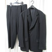 TOP-YAMAMOTO ® Business Style Men's Black Tailcoat Suit Formal Business Wool Jacket