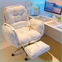 Furniture Computer Chair Comfortable Sedentary Home Lazy Sofa Chair Desk Office Backrest Reclining Bedroom E-sports, Live B