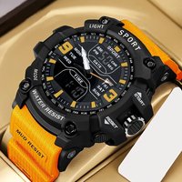 Trendy men's watches, teenage students' sports watches, large dials, electronic watches are the best choice for gift giving