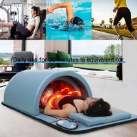 2026new Lay Down Factory Hot Sale Deep Relaxation Spa Capsule Heated Bed Low EMF Infrared Therapy Sauna Room
