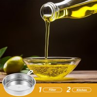 Stainless Steel Tea Infuser Oil Strainer Replacement Mesh Filter for Teapot Oil Holder Multifunctional Fine Mesh Kitchen Filter