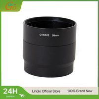 LinGo LensAdapter Tube 58mm Two Pieces Metal Lens Filter Adapter Tube For Canon G10 G11 G12 Digital Camera, Replacement Of LA-DC