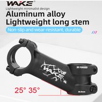 WAKE Bicycle Stem 25degree 35degree Bike Handlebar Stem 60/70/80/90/100/110mm Ultralight Mtb Power 31.8mm Bike Table