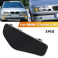 Headlight Water Spray Washer Nozzle Cover Cap For BMW 3 Series E46 316 318 320 323 325 328 330 M3 2PCS 61674290867 61677066848