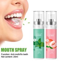 20ml Long lasting Mouth Freshener Spray Fruity Oral Spray Remove Bad Breath Portable Breath Fresh Refreshing Oral Care Wholesal