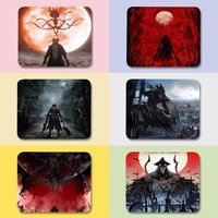 Fantasy Bloodborne Video Game Cartoon Game Mouse Pad For Small Size Gaming Mouse Pad Gamer Keyboard Mouse Mats Computer