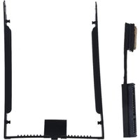 Hard Drive Caddy Bracket+HDD Cable Connector for ThinkPad T470 T480 E460 E470 Hard Drive Adapter Frame