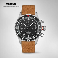 FOD Type A Fliger PILOT Mechanical Chronograph ST1901 Men‘s Watch Aviation Watch Complicated Men's Luxury Dress handwind Watch