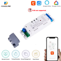 Alexa Smart Switch Tuya Smart Home 2CH Wifi Schalter 220V 7-32V 85-250V 10A Drahtlose Relais Modul