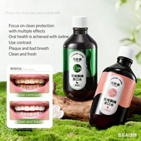 Povidone-iodine Oral Fresh Mouthwash Remove Mouth Odor Reduce Tonsil Stone Lasting Fresh Alcohol-Free Oral Hygiene Cleaning