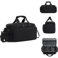 SLR Camera Bag for Nikon Canon Sony Water-resistant Shock-proof for Mirrorless Camera Removable Dividers And Shoulder Strap