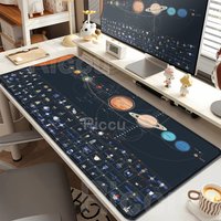 Mouse Pad XXL Anime Gamer Mousepad Laptop Universe Space Solar System HD print PC Gaming offices Accessories Keyboard Desk Mat