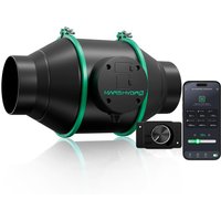 Wentylator liniowy Mars Hydro 4' 6' IFresh Smart z regulacją prędkości, cichy silnik EC do namiotu uprawowego